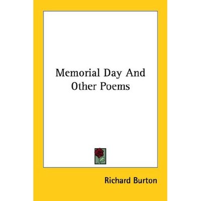 Cover for Richard Burton · Memorial Day and Other Poems (Taschenbuch) (2006)