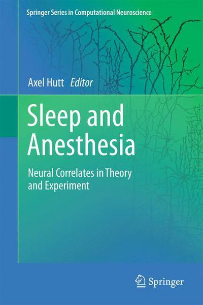 Cover for Axel Hutt · Sleep and Anesthesia: Neural Correlates in Theory and Experiment - Springer Series in Computational Neuroscience (Paperback Book) [2011 edition] (2013)