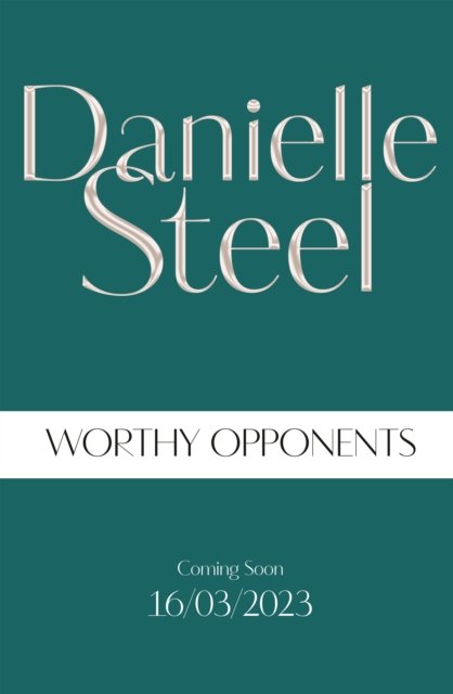 Cover for Danielle Steel · Worthy Opponents (Paperback Book) (2023)
