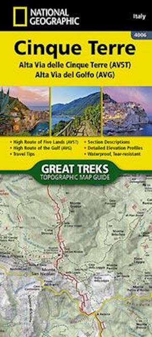 Cover for National Geographic Maps · Cinque Terre High Path Av5t Map - National Geographic Trails Illustrated Map (Map) [2024th edition] (2024)