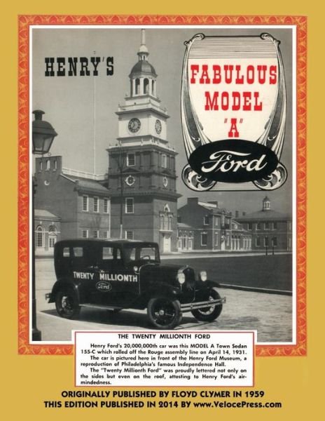 Cover for Floyd Clymer · Henry's Fabulous Model a Ford (Paperback Book) (2014)