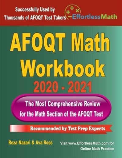 Cover for Ava Ross · AFOQT Math Workbook 2020 - 2021 (Paperback Book) (2020)