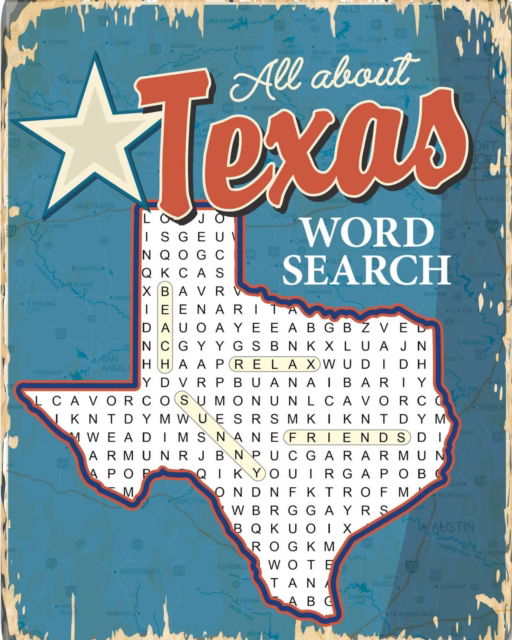Cover for Editors of Thunder Bay Press · All About Texas Word Search (Paperback Book) (2025)