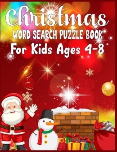 Cover for Sk Publishing · Christmas Word Search Puzzle Book For Kids Ages 4-8 (Pocketbok) (2019)