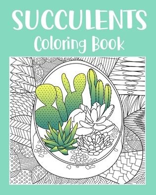 Cover for Paperland · Succulents Coloring Book (Paperback Book) (2024)