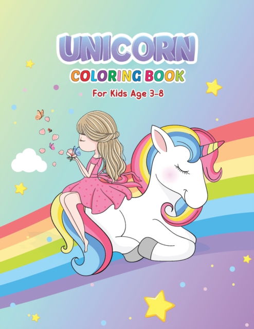 Cover for Megan Smith · Unicorn Coloring Book (Paperback Book) (2021)