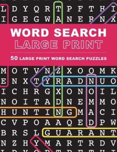 Cover for Large Print Word Search Puzzle Team · Large Print Word Search Puzzles (Paperback Book) (2018)