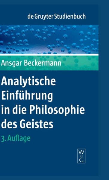 Cover for Ansgar Beckermann · Analytische Einf.i.d.phil (Book) (2008)