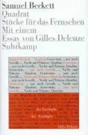Cover for Samuel Beckett · Quadrat,geister-trio,gewölk (Book)