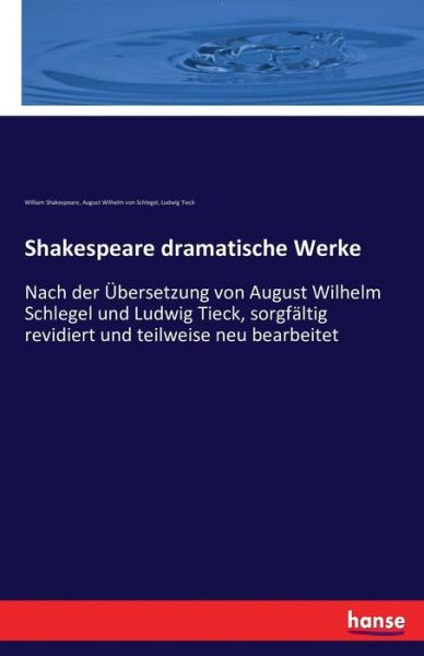 Cover for Shakespeare · Dramatische Werke. Nach der (Book) (2016)