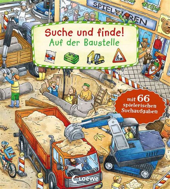 Cover for Suche Und Finde! · Suche und finde! - Auf der Baustelle (Buch)