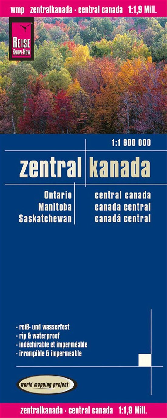 Cover for Reise Know-How · Canada Central, World Mapping Project (Print) [1st edition] (2009)