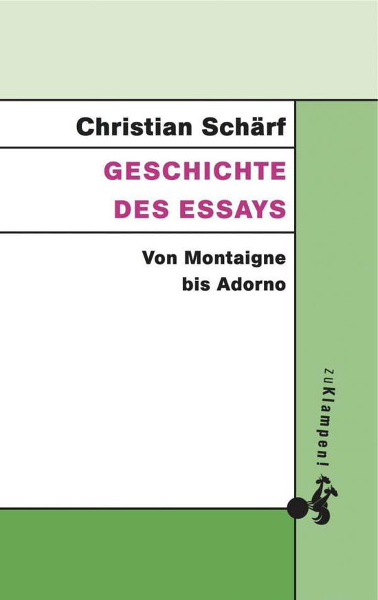 Cover for Schärf · Geschichte des Essays (Book)