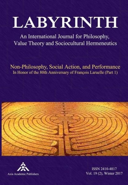 Cover for Yvanka Raynova · Non-Philosophy, Social Action, and Performance: In Honor of the 80th Anniversary of Francois Laruelle (Part 1) (Taschenbuch) (2018)