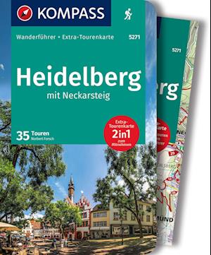 Cover for KOMPASS Wanderführer Heidelberg mit Neckarsteig, 35 Touren mit Extra-Tourenkarte (Book) (2022)