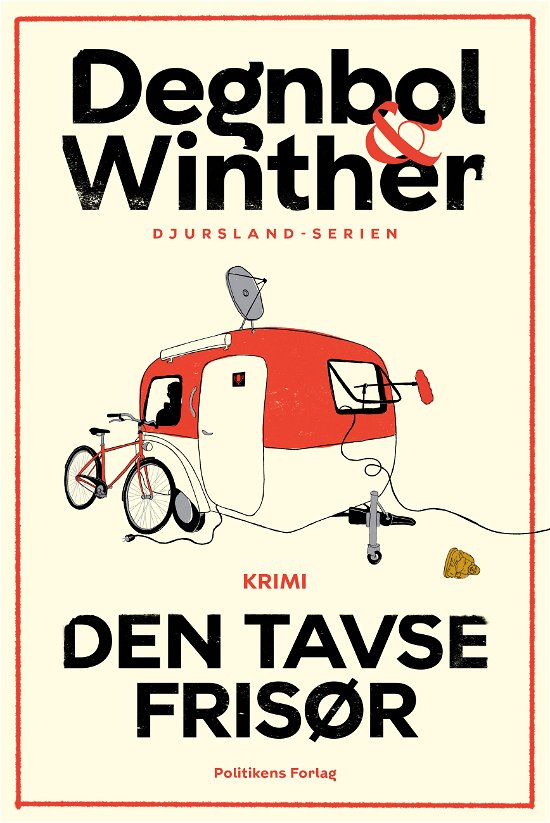 Cover for Degnbol &amp; Winther · Djursland-serien: Den tavse frisør (Sewn Spine Book) [1er édition] (2023)