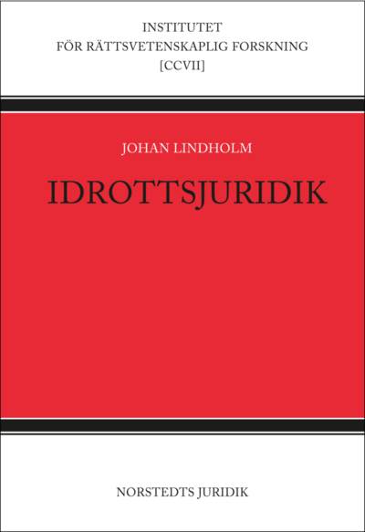Cover for Johan Lindholm · Idrottsjuridik (Book) (2014)