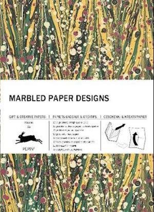 Cover for Pepin Van Roojen · Marbled Paper Designs: Gift &amp; Creative Paper Book Vol 102 (Paperback Bog) (2020)