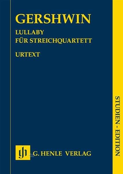 Cover for Gershwin · Gershwin:lullaby FÃ¼r Streichquartett, S (Book)