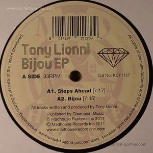 Cover for Tony Lionni · Bijou EP (12&quot;) (2011)