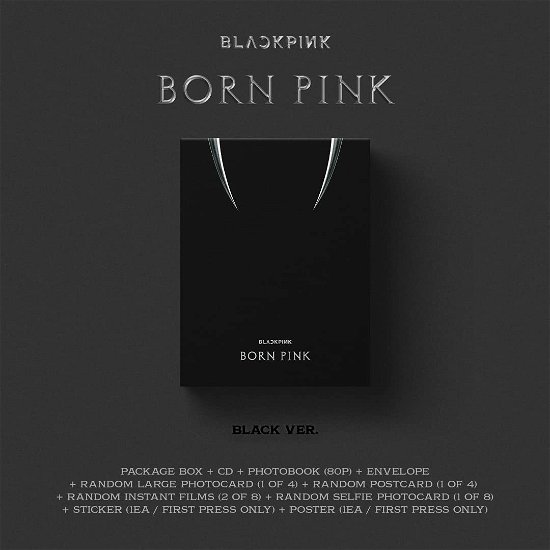 Cover for Blackpink · Born Pink (Standard CD Boxset - Version B / Black) (CD) (2022)
