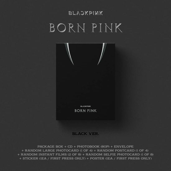 Born Pink (Standard CD Boxset - Version B / Black) - Blackpink - Musikk - INTERSCOPE - 0602448097248 - 16. september 2022