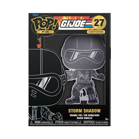 Cover for Funko Pop! Pins: · Gi Joe - Storm Shadow (Styles May Vary) (Badge) (2023)