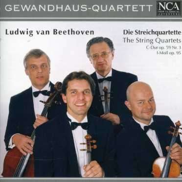 Beethoven: String Quartet Op.59 Nr.3, Op.95 - Gewandhaus Quartett - Musiikki - NCA - 4019272601248 - 2012