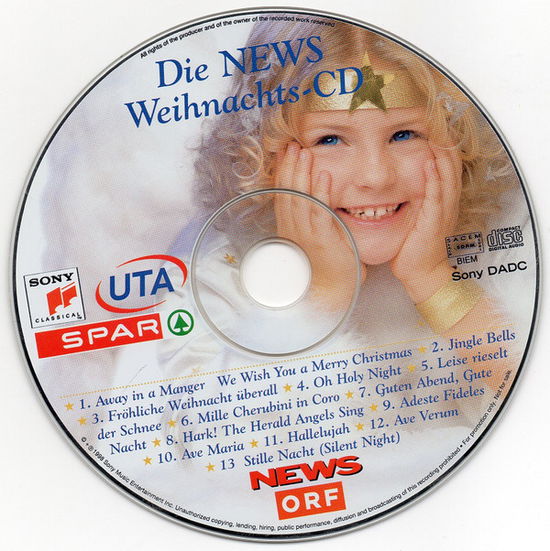 Die Weihnachts-cd - Various Artists - Musiikki -  - 4020897000248 - torstai 14. marraskuuta 1996