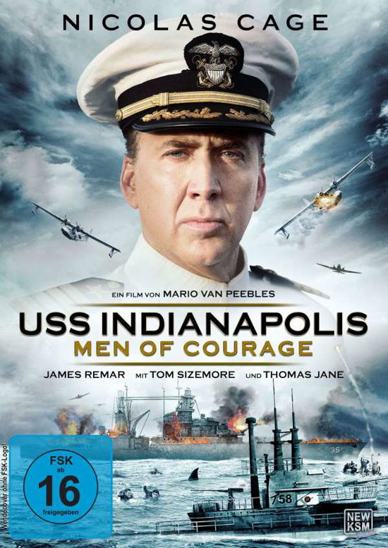 Cover for Cage,nicolas / Sizemore,tom · Uss Indianapolis - Men Of Courage (DVD) (2017)