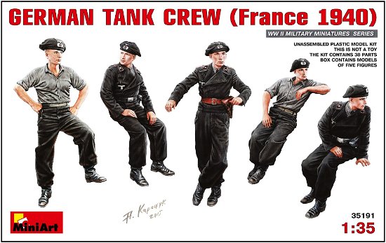 Cover for MiniArt · German Tank Crew France 1940 (Toys)
