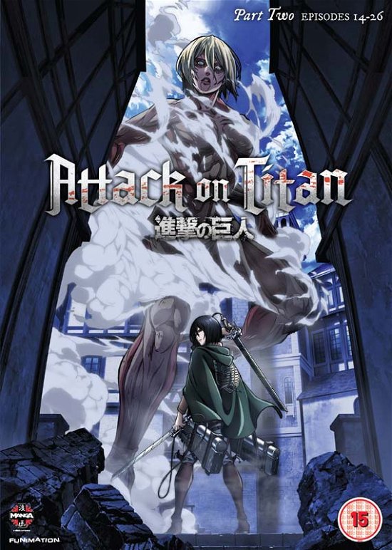Attack on Titan Part 2 (Episodes 14-25) / UK Version - Special Interest - Elokuva - MANGA ENTERTAINMENT - 5022366316248 - maanantai 18. helmikuuta 2019