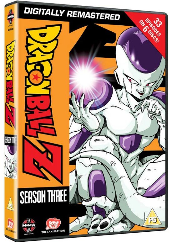 Dragon Ball Z Complete Season 3 (Episodes 75-107) - Dragon Ball Z - Season 3 - Filmes - MANGA ENTERTAINMENT - 5022366600248 - 10 de janeiro de 2012