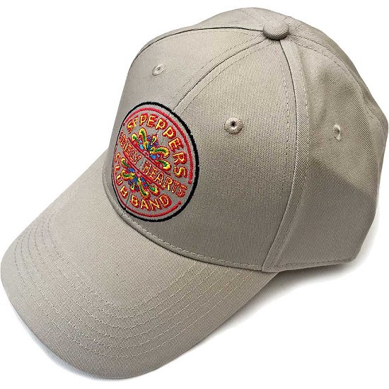 The Beatles Unisex Baseball Cap: Sgt Pepper Drum (Sand) - The Beatles - Marchandise - Apple Corps - Accessories - 5056170626248 - 