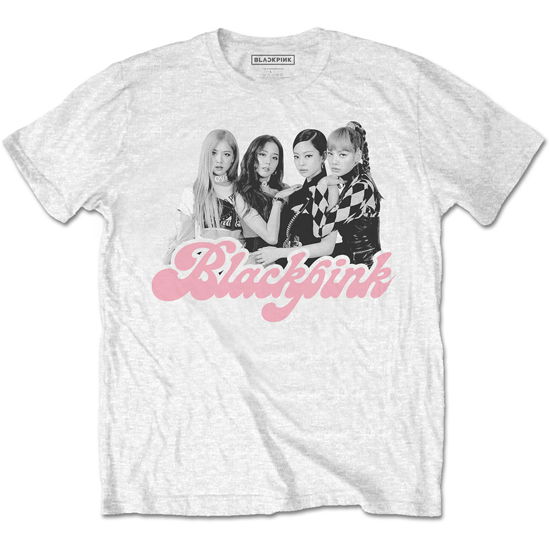 Cover for BlackPink · BlackPink Unisex Tee: Photo Tee (TØJ) [size S] [White - Unisex edition]