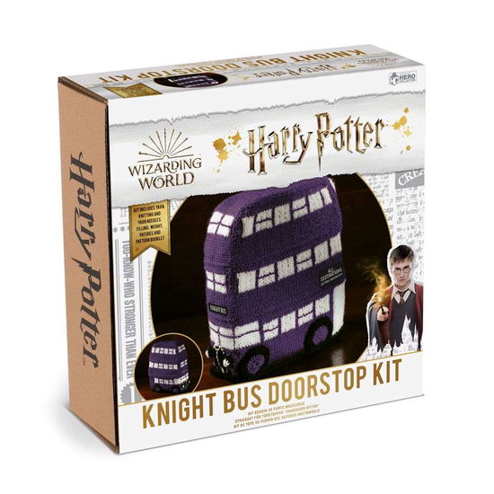 Harry Potter Knight Bus Doorstop Knit Kits - Harry Potter - Merchandise - HERO COLLECTOR - 5059072019248 - October 1, 2021