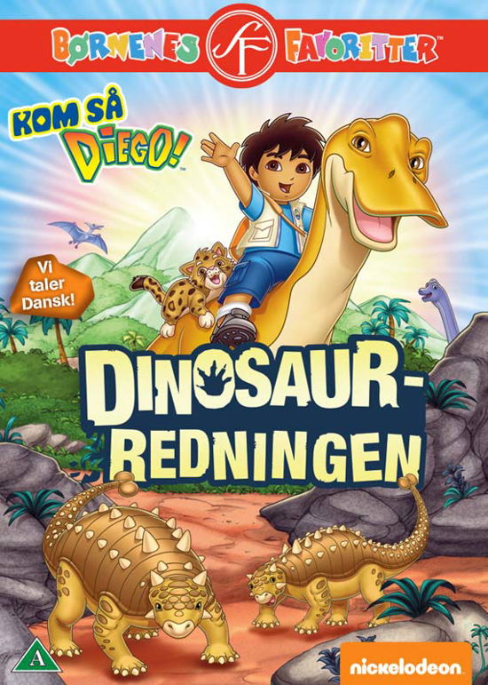 Cover for Kom Så Diego · Kom Så Diego - Dinosaurredningen (DVD) (2014)