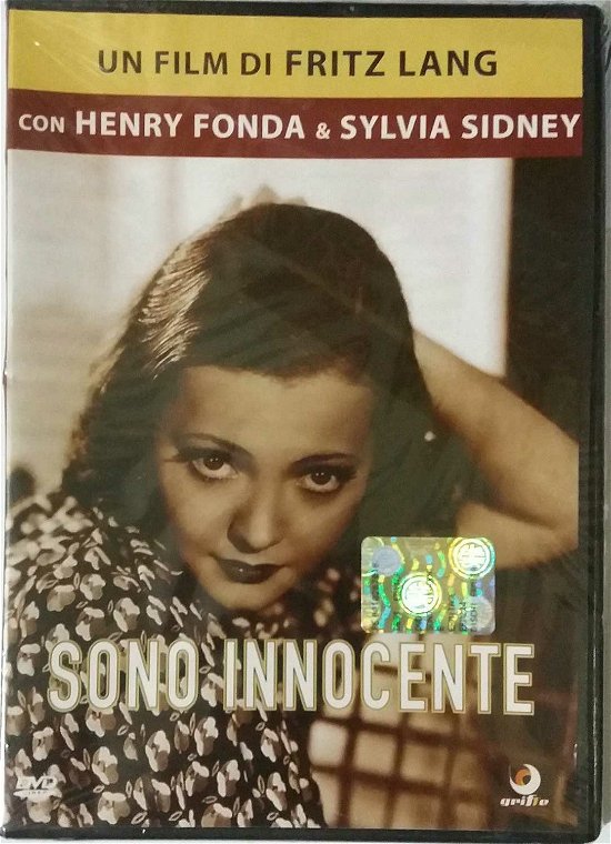 Cover for Fritz Lang · Sono Innocente (DVD)