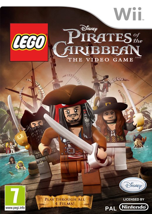 Cover for Spil-wii · Lego Pirates of the Caribbean: the Video Game (Wii) (2011)