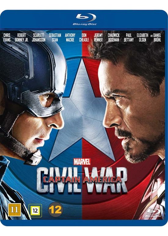 Cover for Captain America: Civil War (Blu-ray) (2016)