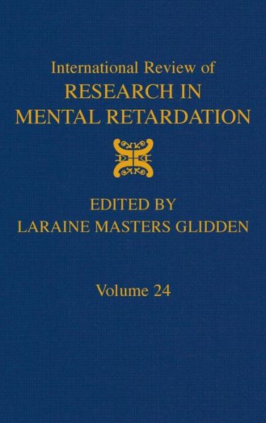 Cover for Glidden · International Review of Research in Mental Retardation - International Review of Research in Mental Retardation (Hardcover Book) (2001)