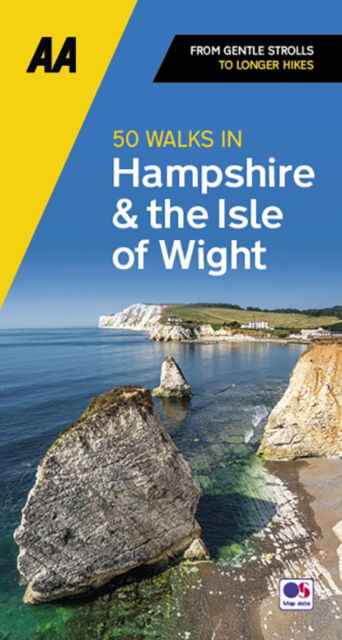 Cover for 50 Walks in Hampshire &amp; IOW - AA 50 Walks (Pocketbok) [New edition] (2023)