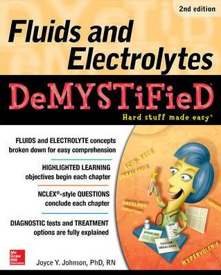 Cover for Joyce Johnson · Fluids and Electrolytes Demystified, Second Edition (Paperback Bog) (2019)