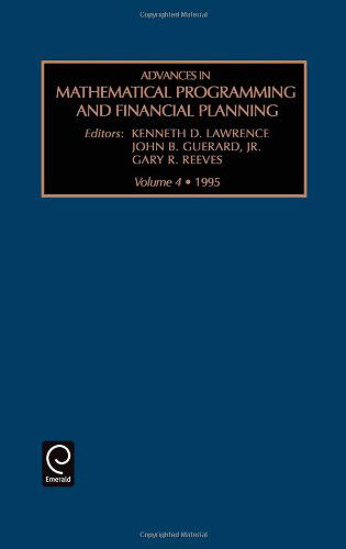 Cover for Lawrence · Advances in Mathematical Programming and financial planning - Advances in Mathematical Programming and Financial Planning (Gebundenes Buch) (1996)
