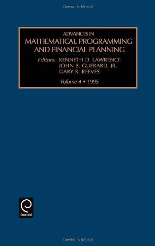 Advances in Mathematical Programming and financial planning - Advances in Mathematical Programming and Financial Planning - Lawrence - Böcker - Emerald Publishing Limited - 9781559387248 - 4 januari 1996