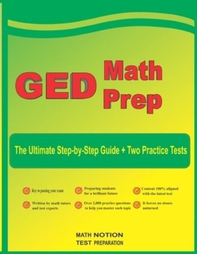 Cover for Michael Smith · GED Math Prep (Paperback Book) (2020)
