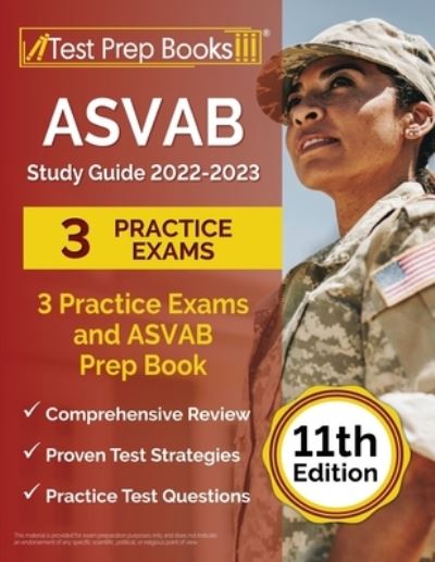 Cover for Joshua Rueda · ASVAB Study Guide 2022-2023: 3 Practice Exams and ASVAB Prep Book [11th Edition] (Paperback Book) (2022)