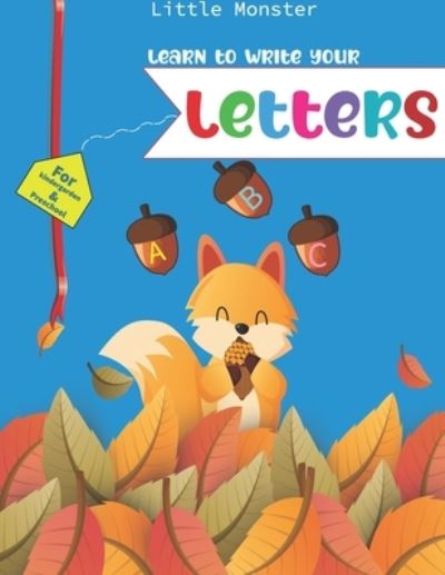 Cover for Perfect Letter tracing book · Alphabet Trace the Letters (Paperback Book) (2019)