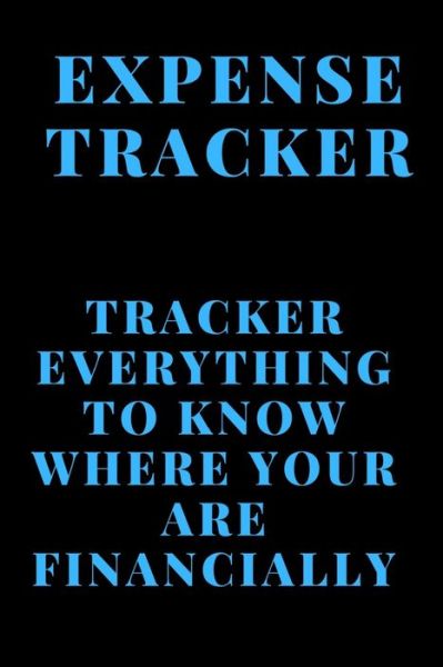 Cover for Tracker Designer · Expense Tracker (Pocketbok) (2019)