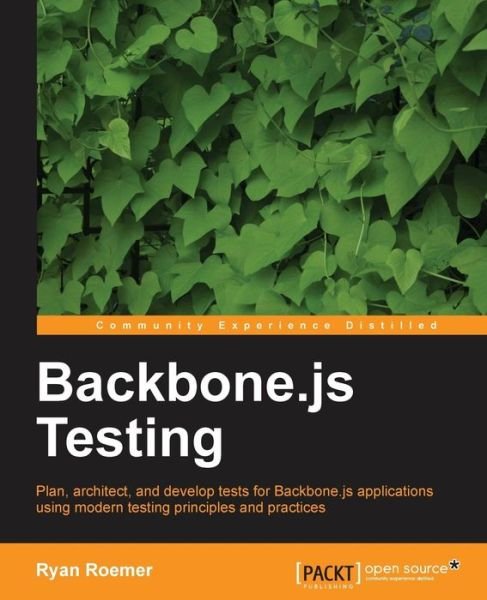 Cover for Ryan Roemer · Backbone.js Testing (Pocketbok) (2013)